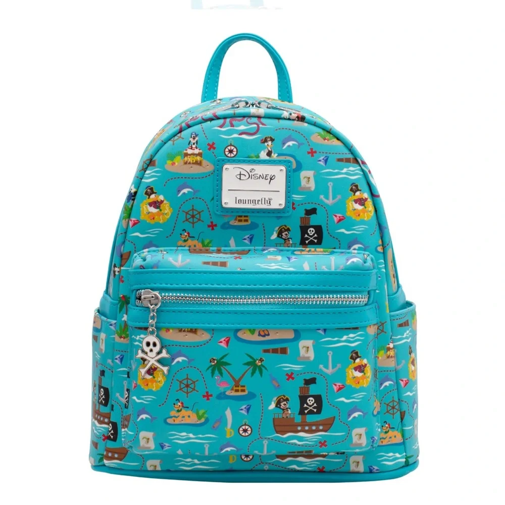 Loungefly Disney Mickey & Friends Pirate Mini Backpack Characters Pirates Bag